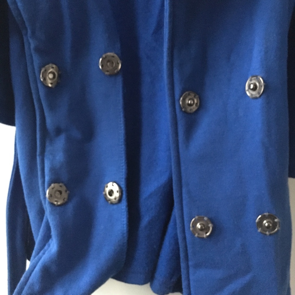 Blue Flowy Jacket - Picture 3 of 4
